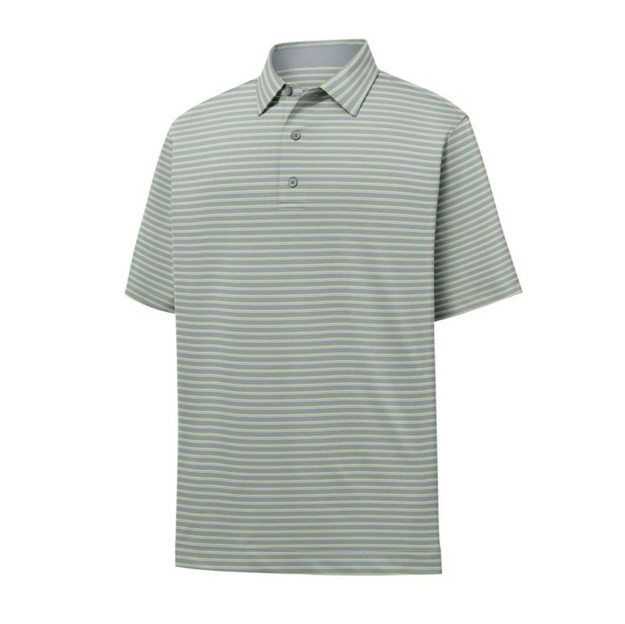 Footjoy Lisle Self Collar Classic Stripe Polo 4 Footjoy Lisle Self Collar Classic Stripe Polo - Image 2