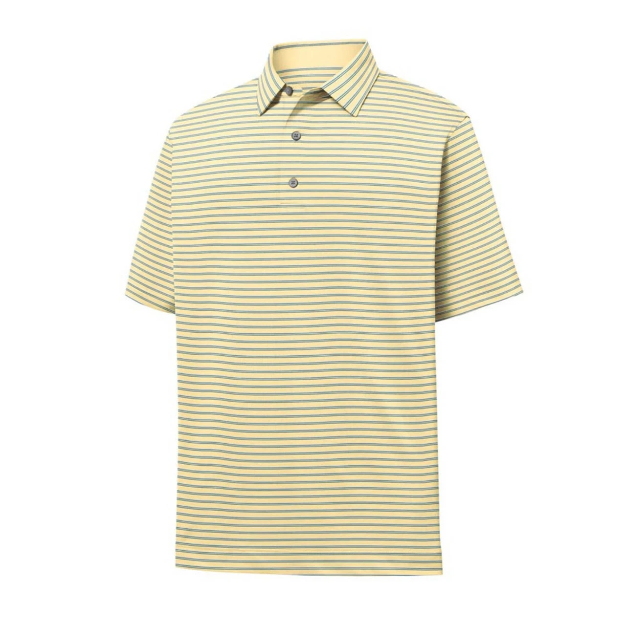 Footjoy Lisle Self Collar Classic Stripe Polo 3 Footjoy Lisle Self Collar Classic Stripe Polo