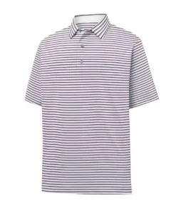 Footjoy Lisle Self Collar Classic Stripe Polo 7 Footjoy Lisle Self Collar Classic Stripe Polo -Golf Sales Store footjoy lisle classic stripe self collar polo white 01 52093.1632337616