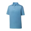 Footjoy Lisle Self Collar Diamond Dot Print Polo -Golf Sales Store footjoy lisle diamond dot print self collar polo ink 01 62196.1648733534