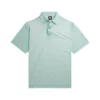 Footjoy Plaid Lisle Print Self Collar Polo -Golf Sales Store footjoy lisle plaid print self collar polo mint 01 76571.1632410256