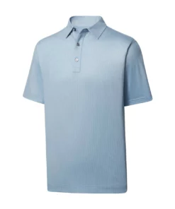 FootJoy Lisle ZigZag Print Self Collar Polo