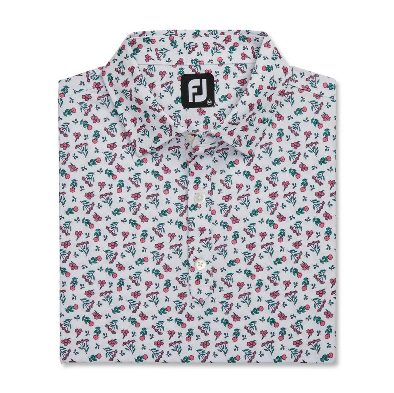 Footjoy Polo Lisle Mini Print Floral Self Collar 10 Footjoy Polo Lisle Mini Print Floral Self Collar - Image 8