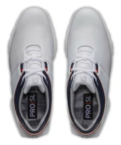 FootJoy Men's Pro SL Golf Shoes -Golf Sales Store footjoy pro sl golf shoes white navy red 03 68221.1642001849