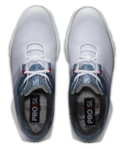 Footjoy Men' Shoe Pro Sl Sport Golf -Golf Sales Store footjoy pro sl sport golf shoes white blue fog 03 69203.1676579989