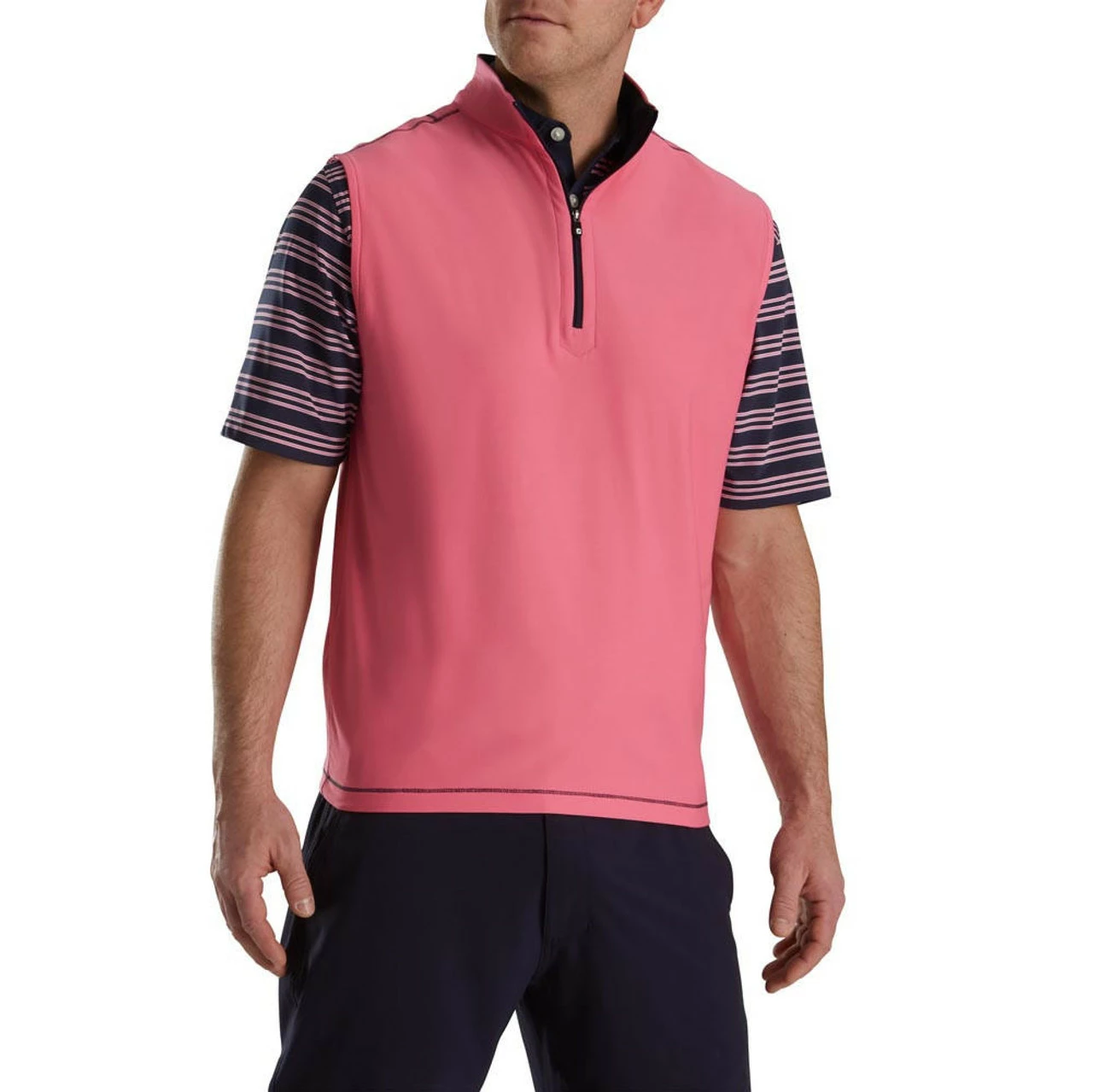 Footjoy Vest Brushed Back Quarter-Zip 3 Footjoy Vest Brushed Back Quarter-Zip
