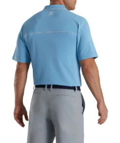 Footjoy Polo Collar Knit Small Detail Stretch Pique -Golf Sales Store footjoy small details stretch pique knit collar polo dusk 02 16478.1673901770
