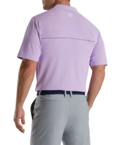 Footjoy Polo Collar Knit Small Detail Stretch Pique -Golf Sales Store footjoy small details stretch pique knit collar polo lavender 02 59537.1673900908