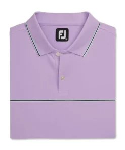 Footjoy Polo Collar Knit Small Detail Stretch Pique -Golf Sales Store footjoy small details stretch pique knit collar polo lavender 04 83826.1673905896
