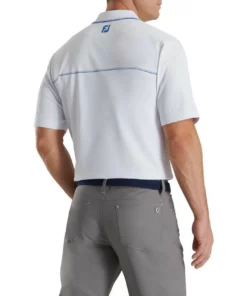 Footjoy Polo Collar Knit Small Detail Stretch Pique -Golf Sales Store footjoy small details stretch pique knit collar polo white 02 04501.1673903959