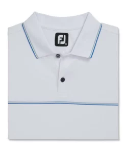Footjoy Polo Collar Knit Small Detail Stretch Pique -Golf Sales Store footjoy small details stretch pique knit collar polo white 04 90428.1673900627