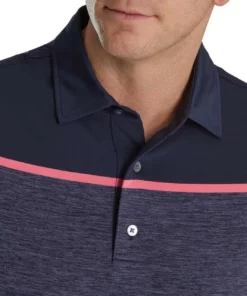 Footjoy Polo Block Lisle Spacedye Self Collar -Golf Sales Store footjoy spacedye block lisle self collar polo navy 03 25483.1673901588