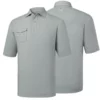 Footjoy Chest Pocket Polo Spun Poly Self Collar Closeout 1 Footjoy Chest Pocket Polo Spun Poly Self Collar Closeout -Golf Sales Store footjoy spun poly chest pocket polo self collar heather grey 01 09367.1632420481