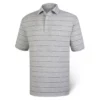 Footjoy Stripe Polo Spun Poly Self Collar Closeout 2 Footjoy Stripe Polo Spun Poly Self Collar Closeout -Golf Sales Store footjoy spun poly stripe polo self collar heather grey 01 19316.1632420088