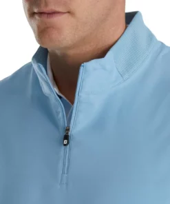 Footjoy Vest Woven Knit Accent Stretch -Golf Sales Store footjoy stetch woven vest with knit accents dusk blue 03 37625.1673902006