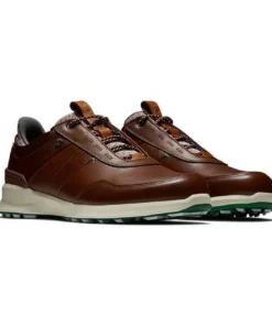 Footjoy Men' Shoe Strato Golf Style Previous Season -Golf Sales Store footjoy stratos golf shoes cognac green 05 14256.1657651873