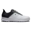 FootJoy Men's Stratos Golf Shoes -Golf Sales Store footjoy stratos golf shoes white charcoal 01 66376.1671650356