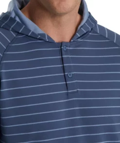 FootJoy Striped Hoodie -Golf Sales Store footjoy striped hoodie bluestone denim 03 67750.1673902325