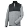 FootJoy Sweater Fleece Pullover -Golf Sales Store footjoy sweater fleece pullover heather grey black 01 53387.1632772744