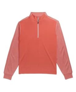 FootJoy Tonal Heather Mid Layer -Golf Sales Store footjoy tonal heather mid layer coral 01 70854.1636977686