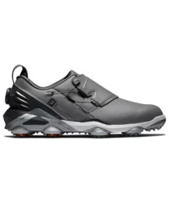 Footjoy Men' Shoe Tour Alpha Boa Golf -Golf Sales Store footjoy tour alpha boa golf shoes gray charcoal orange 01 85801.1651760815