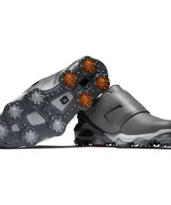 Footjoy Men' Shoe Tour Alpha Boa Golf -Golf Sales Store footjoy tour alpha boa golf shoes gray charcoal orange 06 02204.1651760816