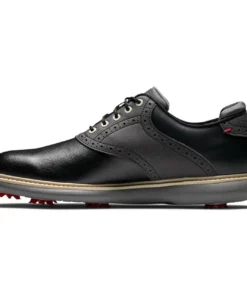 FootJoy Men's Traditions Golf Shoes 63 FootJoy Men's Traditions Golf Shoes -Golf Sales Store footjoy traditions golf shoes black gray 02 03264.1668608810