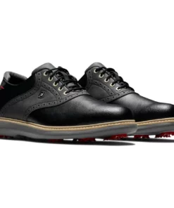 FootJoy Men's Traditions Golf Shoes 66 FootJoy Men's Traditions Golf Shoes -Golf Sales Store footjoy traditions golf shoes black gray 05 64656.1668608791