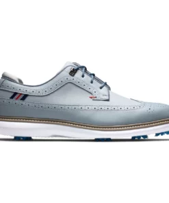 FootJoy Men's Traditions Golf Shoes 98 FootJoy Men's Traditions Golf Shoes -Golf Sales Store footjoy traditions golf shoes gray navy red 01 08532.1668608837