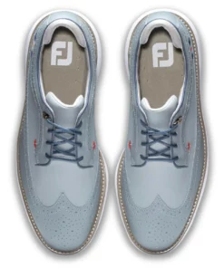 FootJoy Men's Traditions Golf Shoes 100 FootJoy Men's Traditions Golf Shoes -Golf Sales Store footjoy traditions golf shoes gray navy red 03 96954.1636977358