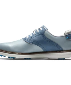 FootJoy Men's Traditions Golf Shoes 75 FootJoy Men's Traditions Golf Shoes -Golf Sales Store footjoy traditions golf shoes gray white blue 02 84839.1668608815
