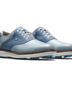 FootJoy Men's Traditions Golf Shoes 78 FootJoy Men's Traditions Golf Shoes -Golf Sales Store footjoy traditions golf shoes gray white blue 05 30127.1668608790