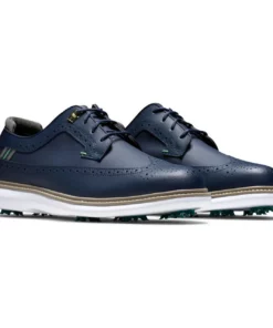 FootJoy Men's Traditions Golf Shoes 90 FootJoy Men's Traditions Golf Shoes -Golf Sales Store footjoy traditions golf shoes navy green 05 70399.1668608818