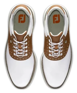 FootJoy Men's Traditions Golf Shoes 82 FootJoy Men's Traditions Golf Shoes -Golf Sales Store footjoy traditions golf shoes white brown gray 03 68221.1636977357