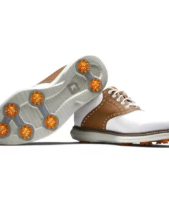 FootJoy Men's Traditions Golf Shoes 85 FootJoy Men's Traditions Golf Shoes -Golf Sales Store footjoy traditions golf shoes white brown gray 06 61932.1668608804