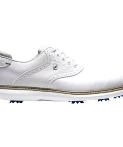 FootJoy Men's Traditions Golf Shoes 68 FootJoy Men's Traditions Golf Shoes -Golf Sales Store footjoy traditions golf shoes white gray 01 80873.1669393185