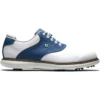 FootJoy Men's Traditions Golf Shoes -Golf Sales Store footjoy traditions golf shoes white navy gray 01 06436.1668608823