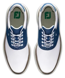 FootJoy Men's Traditions Golf Shoes 58 FootJoy Men's Traditions Golf Shoes -Golf Sales Store footjoy traditions golf shoes white navy gray 03 29077.1669393223