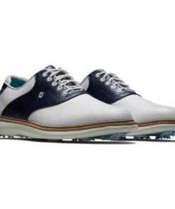 Footjoy Men' Shoe Saddle Tradition Golf -Golf Sales Store footjoy traditions saddle golf shoes white navy 05 61686.1676591112
