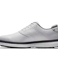 Footjoy Men' Shoe Golf Tradition Spikeles -Golf Sales Store footjoy traditions spikeless golf shoes white 02 06015.1678140730