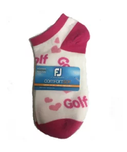 Footjoy Women' Sock Low Cut Heart Print Fashion 11 Footjoy Women' Sock Low Cut Heart Print Fashion -Golf Sales Store footjoy womens comfortsof low cut heart print fashion sock white pink 01 28340.1671656279