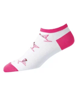 Footjoy Comfortsof Women' Sock Martini Print Low Cut Fashion 11 Footjoy Comfortsof Women' Sock Martini Print Low Cut Fashion -Golf Sales Store footjoy womens comfortsof low cut martini print fashion sock white pink 01 69185.1671653580