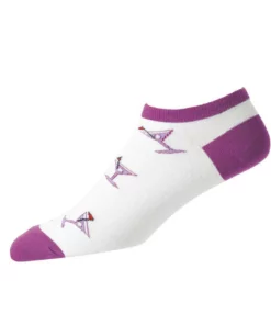 Footjoy Comfortsof Women' Sock Martini Print Low Cut Fashion 12 Footjoy Comfortsof Women' Sock Martini Print Low Cut Fashion -Golf Sales Store footjoy womens comfortsof low cut martini print fashion sock white purple 01 05429.1671653580