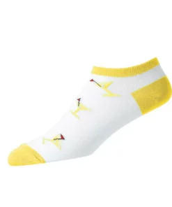 Footjoy Comfortsof Women' Sock Martini Print Low Cut Fashion 13 Footjoy Comfortsof Women' Sock Martini Print Low Cut Fashion -Golf Sales Store footjoy womens comfortsof low cut martini print fashion sock white yellow 01 61097.1671653580