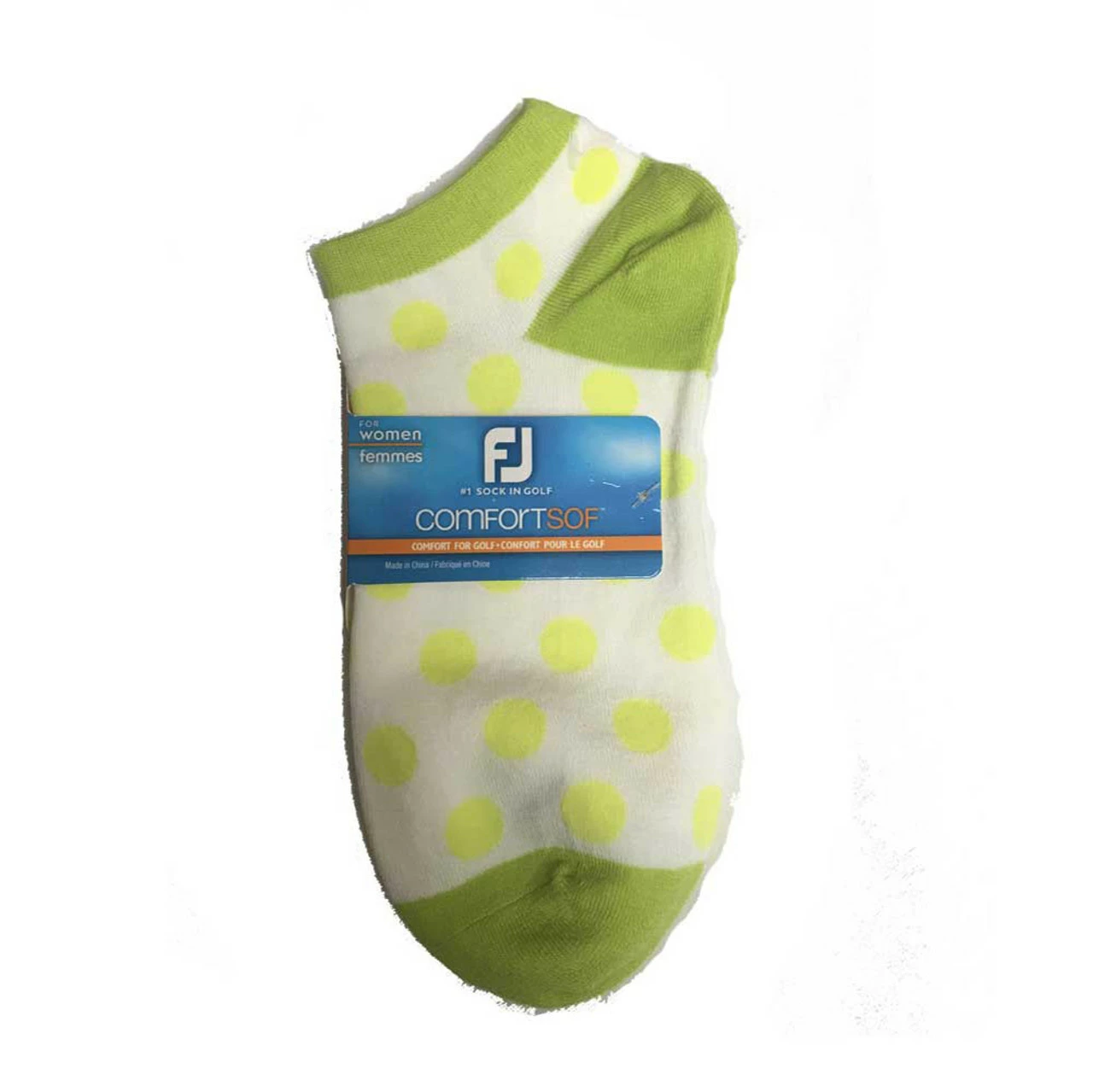 Footjoy Comfortsof Women' Sock Polka Dot Print Low Cut Fashion 4 Footjoy Comfortsof Women' Sock Polka Dot Print Low Cut Fashion - Image 2