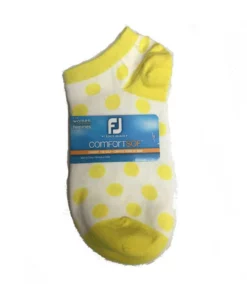 Footjoy Comfortsof Women' Sock Polka Dot Print Low Cut Fashion 13 Footjoy Comfortsof Women' Sock Polka Dot Print Low Cut Fashion -Golf Sales Store footjoy womens comfortsof low cut polka dot print fashion sock white yellow 01 72392.1671654816