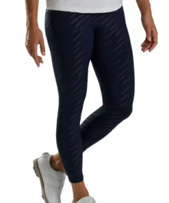 FootJoy Women's Embossed Legging 11 FootJoy Women's Embossed Legging -Golf Sales Store footjoy womens embossed legging navy 02 73533.1678206779
