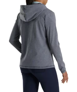 FootJoy Women's Full-Zip Hoodie -Golf Sales Store footjoy womens full zip hoodie navy heather 03 04530.1676584590