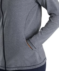 FootJoy Women's Full-Zip Hoodie -Golf Sales Store footjoy womens full zip hoodie navy heather 04 29278.1676583879