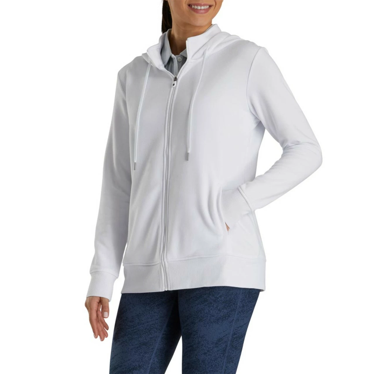 Footjoy Women' Hoodie Prior Generation Full-Zip 4 Footjoy Women' Hoodie Prior Generation Full-Zip - Image 2